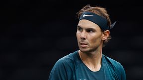 Tenis. ATP Paryż: Rafael Nadal górą w starciu Hiszpanów. Milos Raonić obronił piłki meczowe