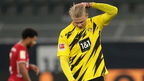 Bundesliga. Erling Haaland zirytowany kolejną porażką Borussii z Bayernem. Uderzył się w pierś