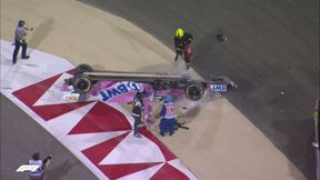 Kolejny fatalny wypadek w Bahrajnie. Lance Stroll dachował