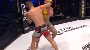 Cage Warriors. Kapitalny nokaut Michała Figlaka. Rywal padł jak rażony piorunem [WIDEO]