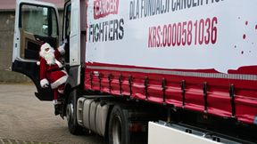 Specjalny TIR Fundacji Cancer Fighters wyruszył w świąteczną trasę!