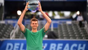 Tenis. Hubert Hurkacz mistrzem turnieju w Delray Beach. Polak podziękował kibicom i... myśli o tym, co poprawić