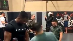 Bił go z całej siły, a on nawet nie mrugnął. Francis Ngannou imponuje wytrzymałością [WIDEO]