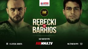 MMA. FEN 32. Mateusz Rębecki - Jose Barrios. Zapowiedź walki [WIDEO]