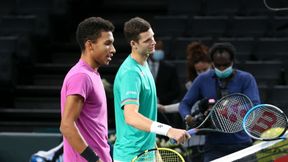 ATP Rotterdam: Hubert Hurkacz zakończył występ w deblu. Dwie piłki od wygranej