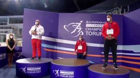 Niecodzienna dekoracja medalowa podczas HME w Toruniu. Tak na podium stanął Michał Haratyk [WIDEO]