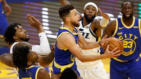 NBA. Warriors i Curry poskromili Jazz, wpadka Clippers. Błysk jedynki draftu