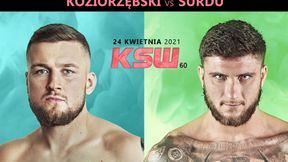 MMA. Karta walk KSW 60 w komplecie. Koziorzębski - Surdu ostatnim pojedynkiem