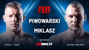 MMA. FEN 34. Michał Piwowarski poddał Kacpra Miklasza w walce otwarcia