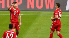 Robert Lewandowski na boisku odpowiada na transferowe plotki