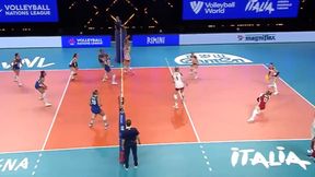 Liga Narodów: Kapitalna gra Polek w obronie! Włoszki nie mogły skończyć ataku! (WIDEO)