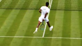 Wimbledon. Zakpił z przeciwnika. Cyrkowe zagranie (WIDEO)