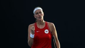 Tokio 2020. Petra Kvitova nie dała sie zaskoczyć Włoszce. Ogromne problemy Eliny Switoliny