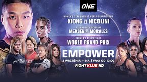 Pierwsza historyczna gala kobiet ONE Championship na żywo w Fightklubie!