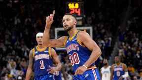 NBA: Geniusz! Stephen Curry trafiał niesamowite rzuty i zdobył aż 45 punktów