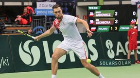 Jerzy Janowicz wrócił na kort. Mecz Polska - Czechy rozstrzygnięty