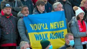 Nie zapomnieli o Ukrainie. Wzruszający moment przed meczem Liverpoolu