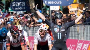 Giro d’Italia 2022. Alberto Dainese wygrał sprint. Nie obyło się bez perturbacji