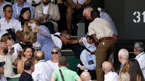 Kibic wyrzucony z trybun na finale Wimbledonu. Wiadomo, co krzyknął