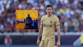 W dniu prezentacji Lewandowskiego wrzucił zdjęcie z Camp Nou