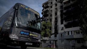 Nowy autobus Szachtara Donieck. Tło szokuje