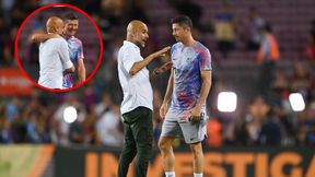 Tak zachował się Guardiola wobec Lewandowskiego