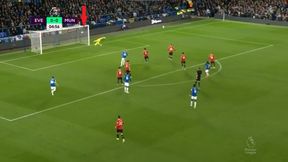 Ale przymierzył! Piękny gol w meczu Evertonu z Manchesterem United [WIDEO]