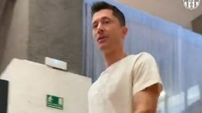 Lewandowski od razu się zatrzymał. Barcelona pokazała nagranie