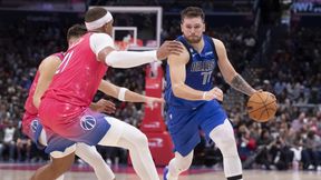 Doncić znów słabo. Osłabieni Wizards pokonali Mavericks