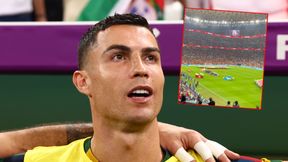 Ronaldo śpiewał hymn. Nagle podniosła się wrzawa