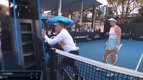 Kuriozalne sceny na Australian Open. Sędzia gonił... kibica!