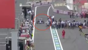 Tragedia w F1 była o krok. Fotograf z alei serwisowej wskazał winnego