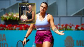 Sabalenka dostała urodzinowy tort. Później zrobiło się nieprzyjemnie