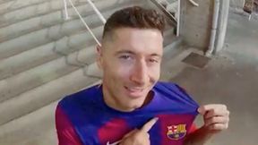 Robert Lewandowski w roli modela. W takich koszulkach zagra FC Barcelona