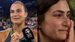 Wzruszona Aryna Sabalenka. "Wiem, że wygrasz tę walkę"