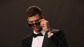 Hubert Hurkacz skradł show! Wyglądał jak James Bond