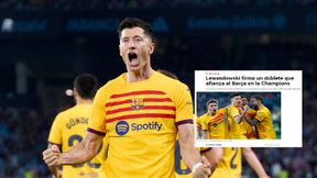 Lewandowski bohaterem Barcelony. "Bez niego nie przestraszyliby trzyletniego dziecka"