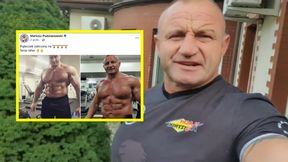 Pudzianowski bez koszulki. Poruszenie wśród internautów