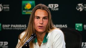 Dosadne słowa Sabalenki. "Szaleństwo"