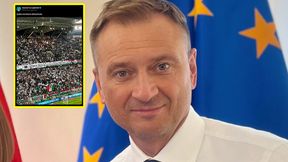 Transparent na "Żylecie". Kibice Legii uderzyli w ministra