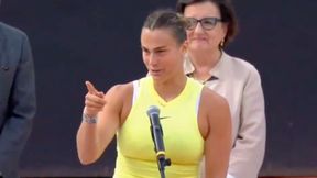 "Nie zapomnę". Sabalenka błyskawicznie zwróciła się do Świątek