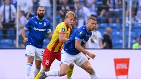 PKO Ekstraklasa: trzy gole w meczu Lecha Poznań z Koroną. Kielczanie utrzymali się!