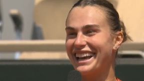 "Niczego nie tracicie". Sabalenka rozbawiła kibiców do łez