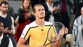 Udany rewanż za zeszły rok. Alexander Zverev wykorzystał problemy rywala i zagra w finale Rolanda Garrosa