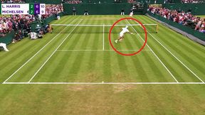 Najlepsza akcja 1. dnia Wimbledonu! Zobacz, co zrobił przy piłce meczowej