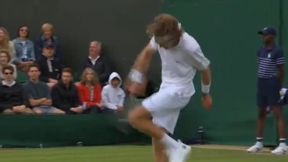 Sensacja na Wimbledonie. Rosjanin wpadł w furię