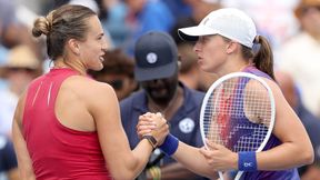 Po finale Sabalenka zaczęła mówić o meczu z Igą. "Ciężko pracowałam"