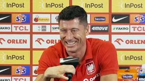 Probierz rozbawił Lewandowskiego. "A co? Ja nie?"