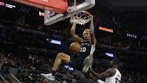 Spurs lepsi od wyżej notowanych rywali. Sochan z double-double