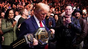 Sceny w Nowym Jorku. Donald Trump z... pasem mistrza UFC!